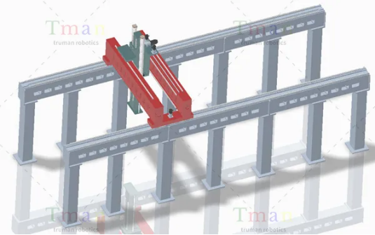 双梁装配桁架机械手方案图