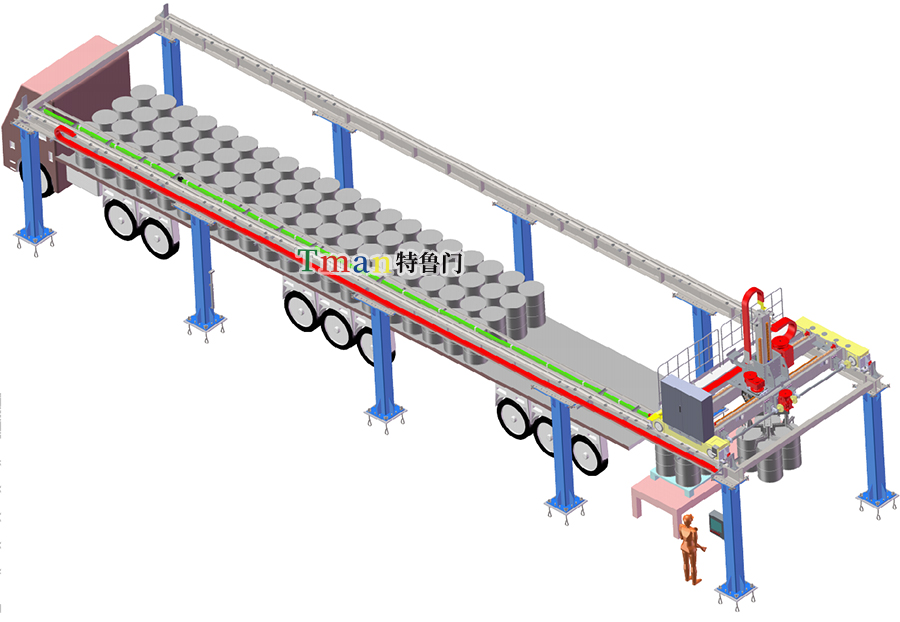 桶件装车桁架机械手