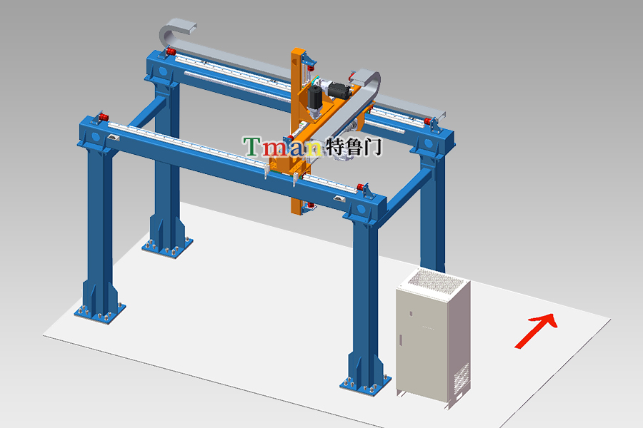 木箱开盖桁架机器人