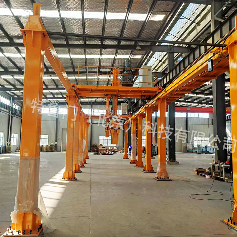 大行程重载钢坯搬运桁架机械手