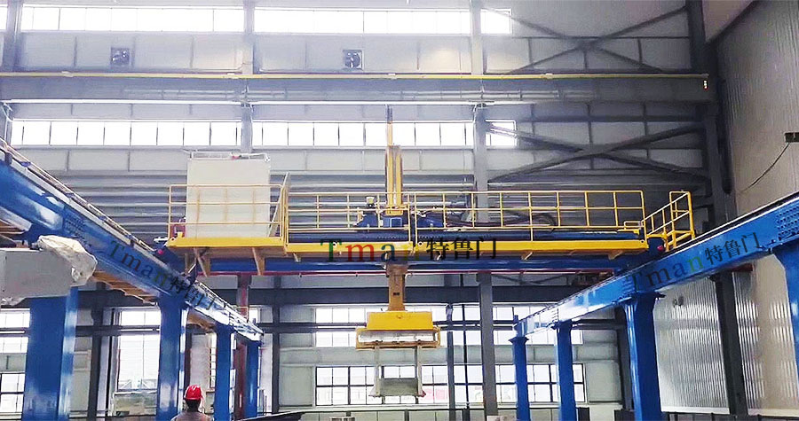 环形锻件大跨距搬运桁架机械手