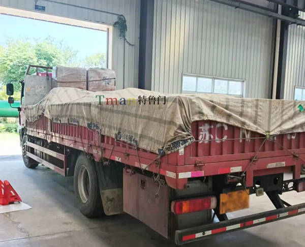 特鲁门为天津某公司研发制造的二轴桁架机械手发货