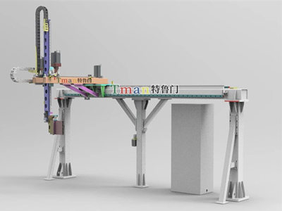 储料仓自动上下料三轴悬臂式桁架机械手